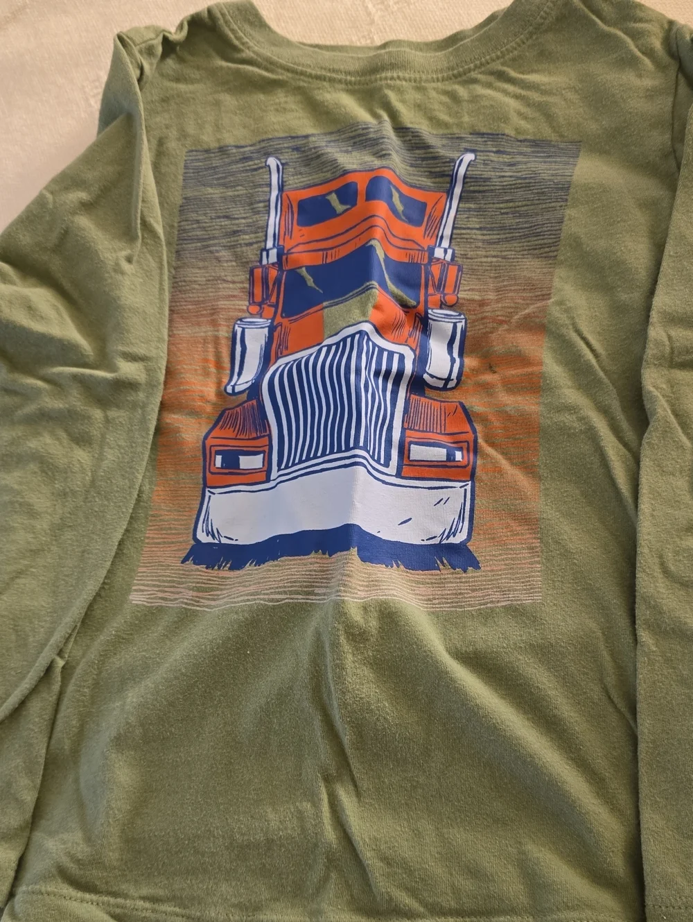 Kids Graphic Tee Pack - Orange, Purple, Green, Blue